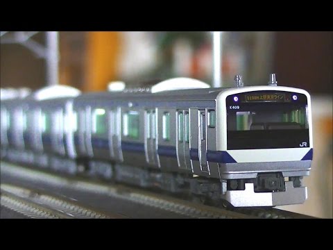 Nゲージ KATO E531系 常磐線・上野東京ライン 走行集② - YouTube