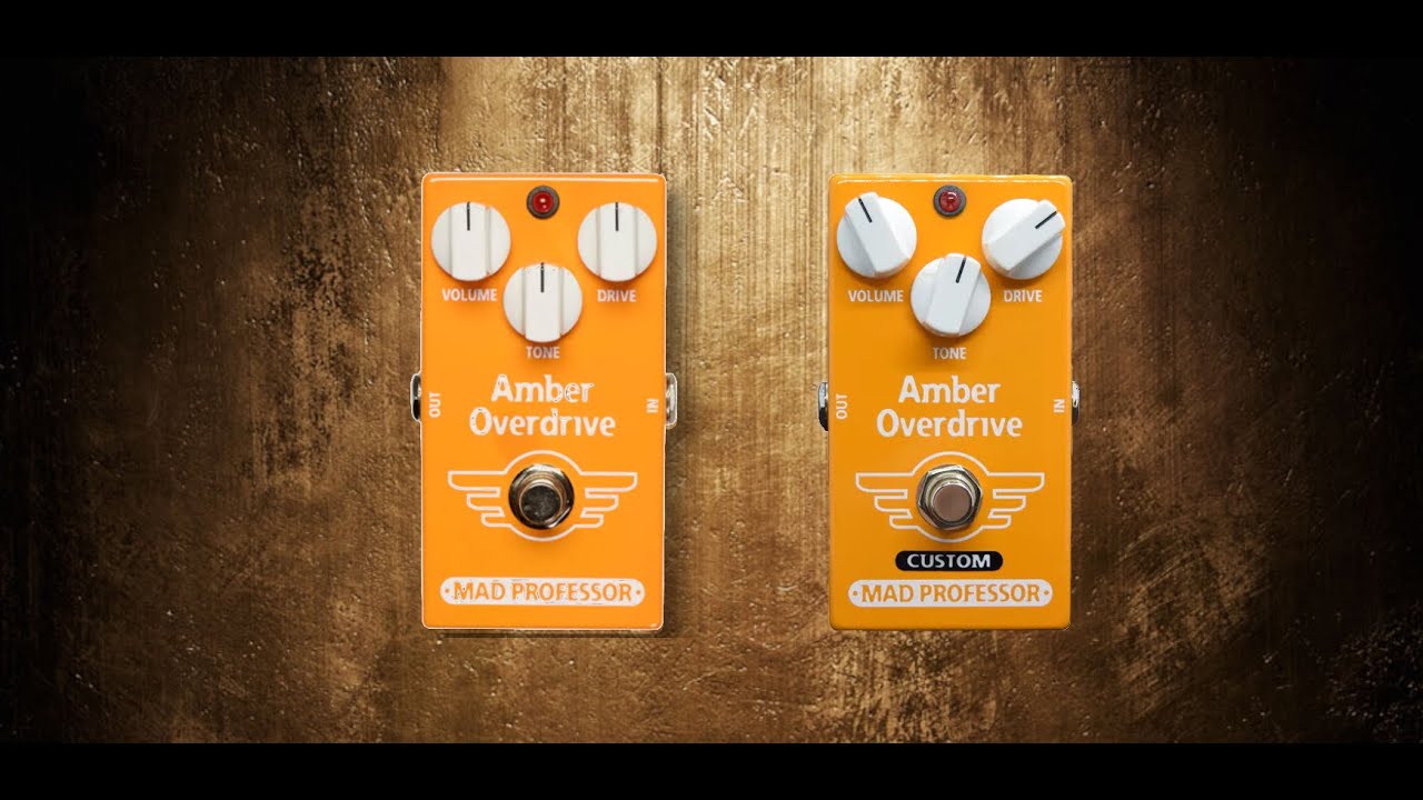 Mad Professor Amber Overdrive Custom Sound Demo - YouTube