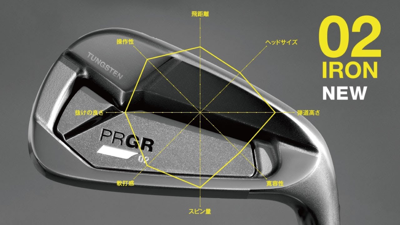 PRGR 02アイアンセット 5本 ＋ RSウェッジ52度バウンス6 1本 PRGR 02
