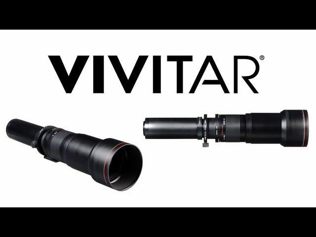 Vivitar 650-1300mm f/8 Telephoto Zoom Lens for T-Mount (Black