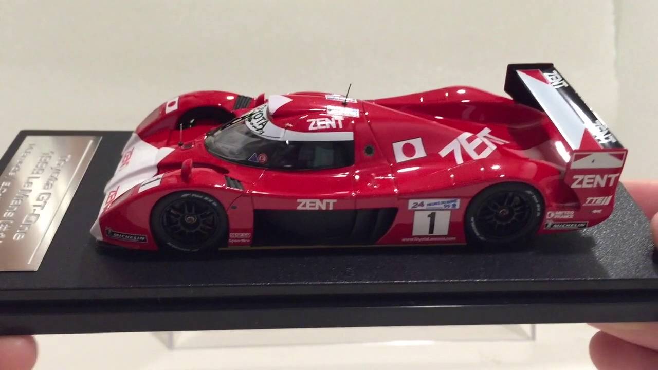 1/43 HPI Toyota GT-One TS020 Le Mans #1 - YouTube