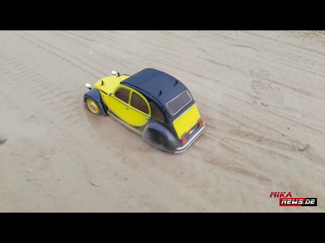Tamiya RC Citroen 2CV Charleston M05 - Auf Piste - YouTube