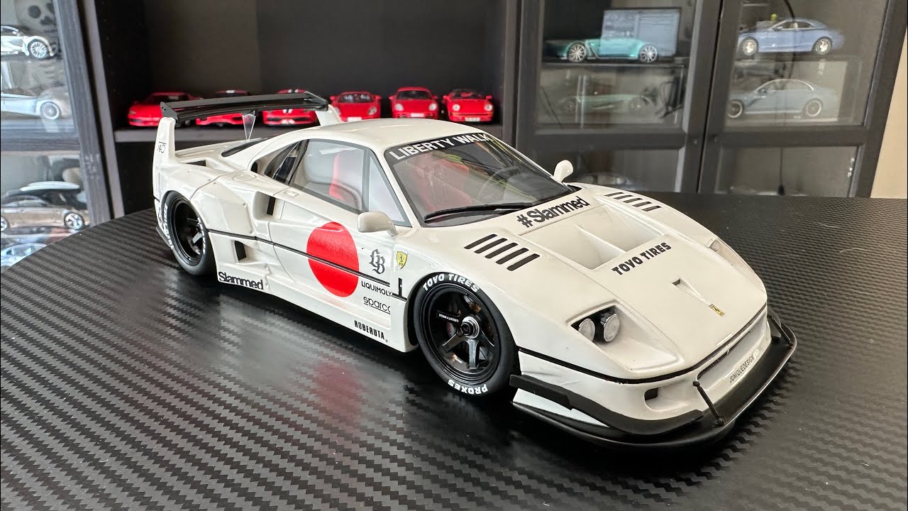1:18 Ferrari F40 Liberty Walk by GT Spirit Review - YouTube