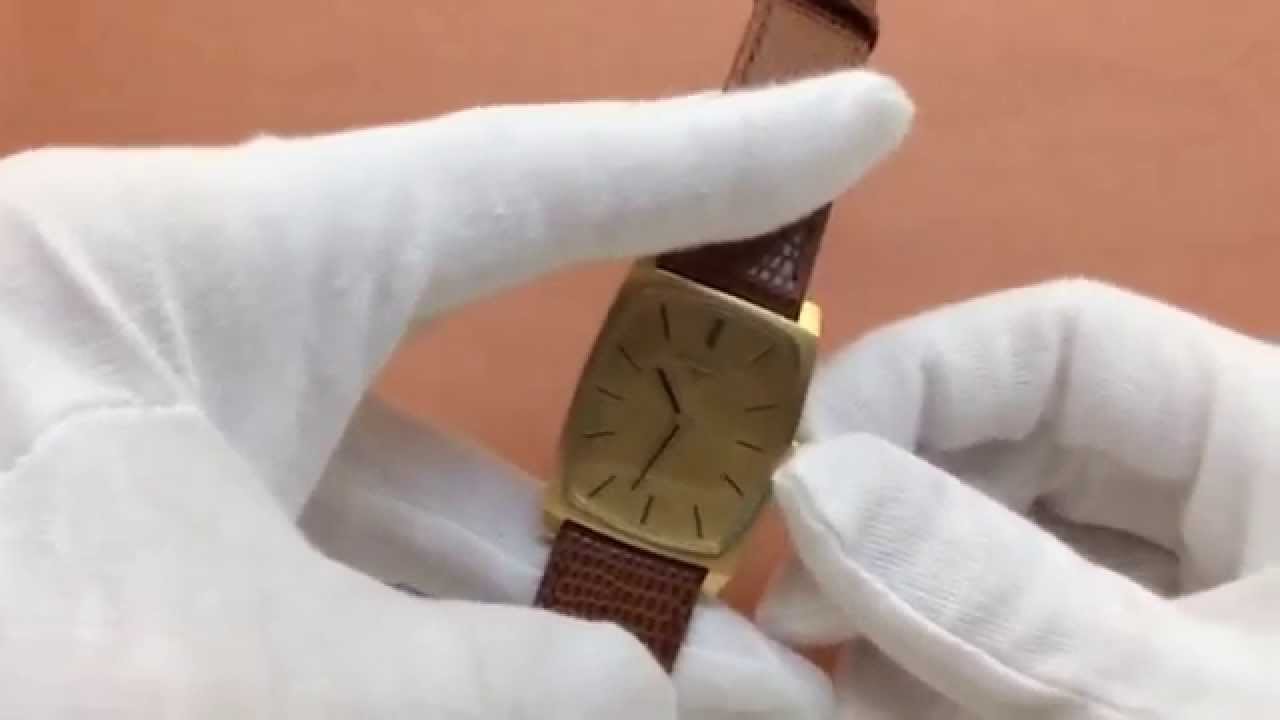 ロンジン LONGINES レクタンギュラー お洒落な角型ケース 2針 Cal