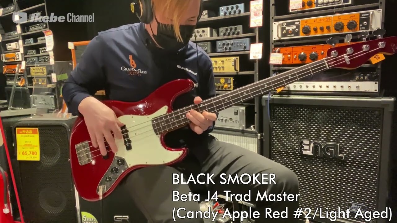 Ikebe B-Sound Check】BLACK SMOKER Beta J4 Trad Master (Candy Apple