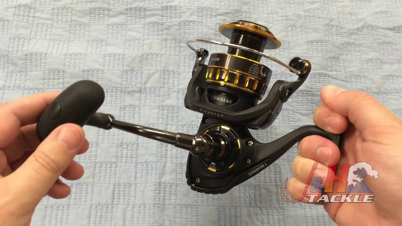 Daiwa BG4500 2016 BG Spinning Reels | J&H Tackle - YouTube