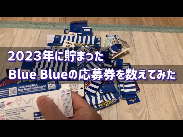 2023年はBlue Blueの応募券どれくらいの貯まったのか数えてみた