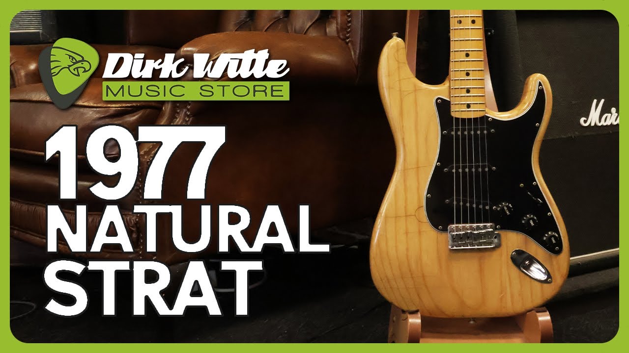 Dirk Witte | 1977 Fender Stratocaster Natural - YouTube