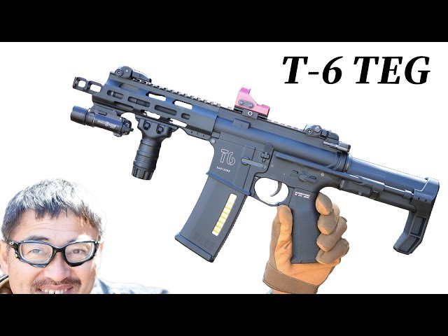 KSC T6 TEG コンパクト 電動ガン 飛距離 命中精度 屋外レビュー マック