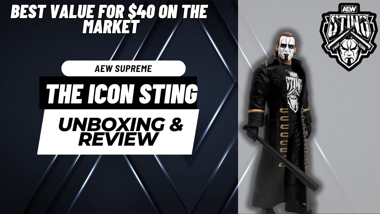 AEW Unrivaled Supreme Collection Sting Action Figure Review - YouTube