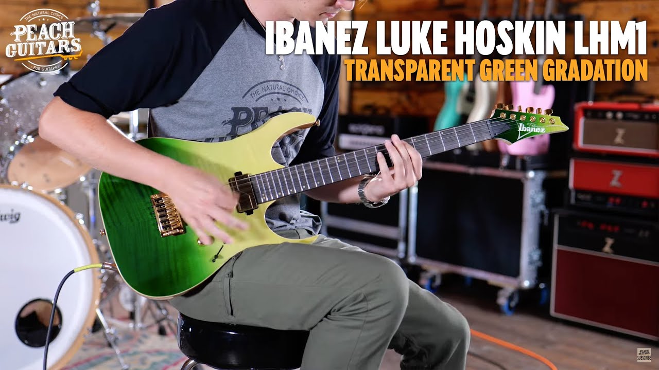 Ibanez Signature Models | LHM1 - Luke Hoskin - Transparent Green