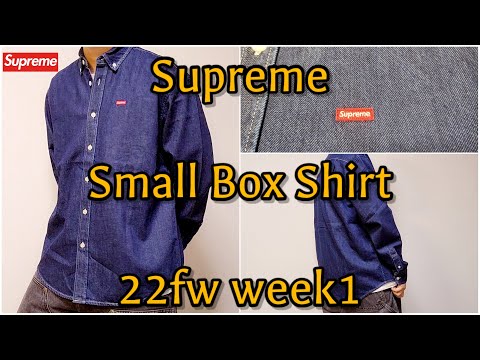 Supreme Small Box Shirt 22fw week1 シュプリーム スモールボックス
