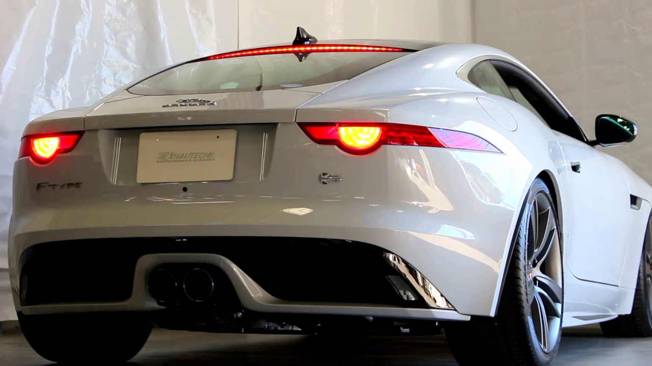 ジャガーFtype V6 超高音可変バルブ付マフラー Product by EXHAUTECH