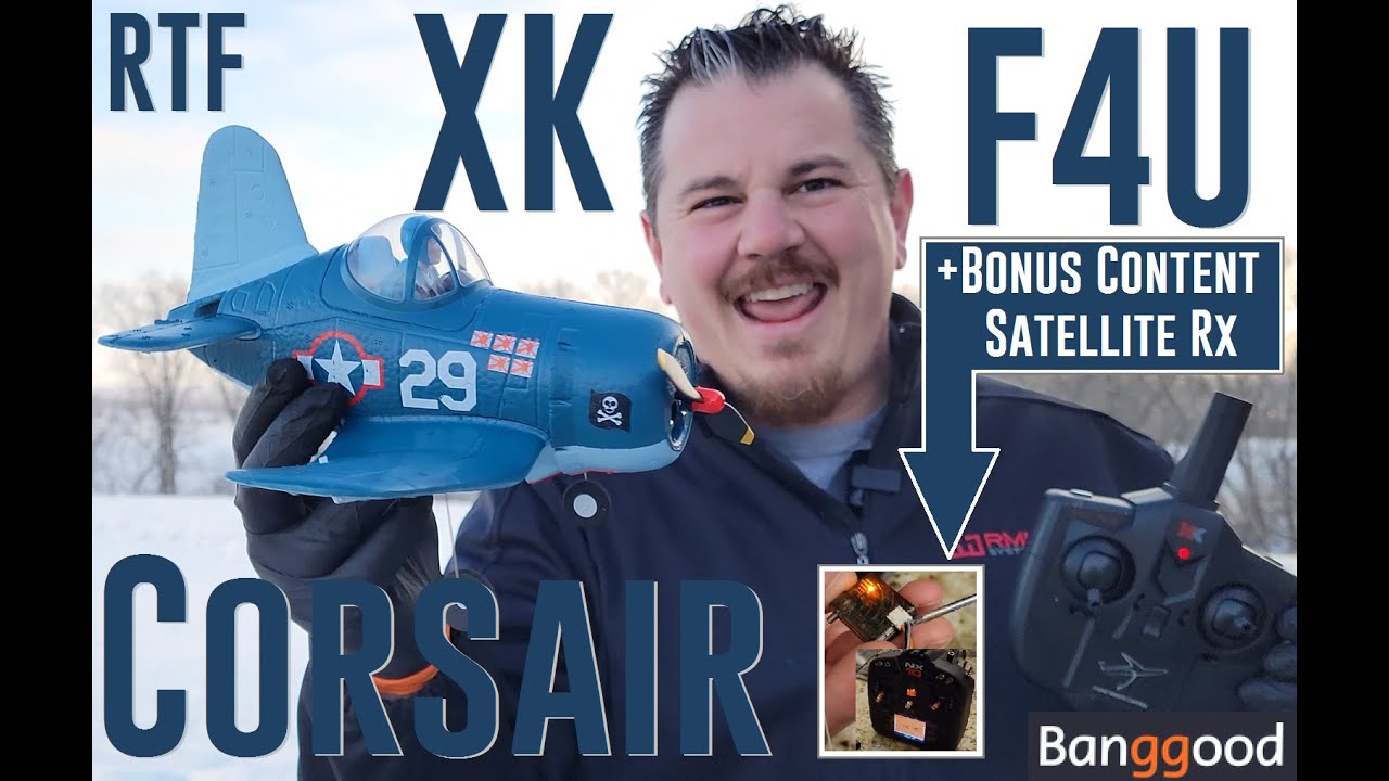 XK - A500 - RTF Fattie F4U Corsair - Unbox, Build, & Maiden Flight