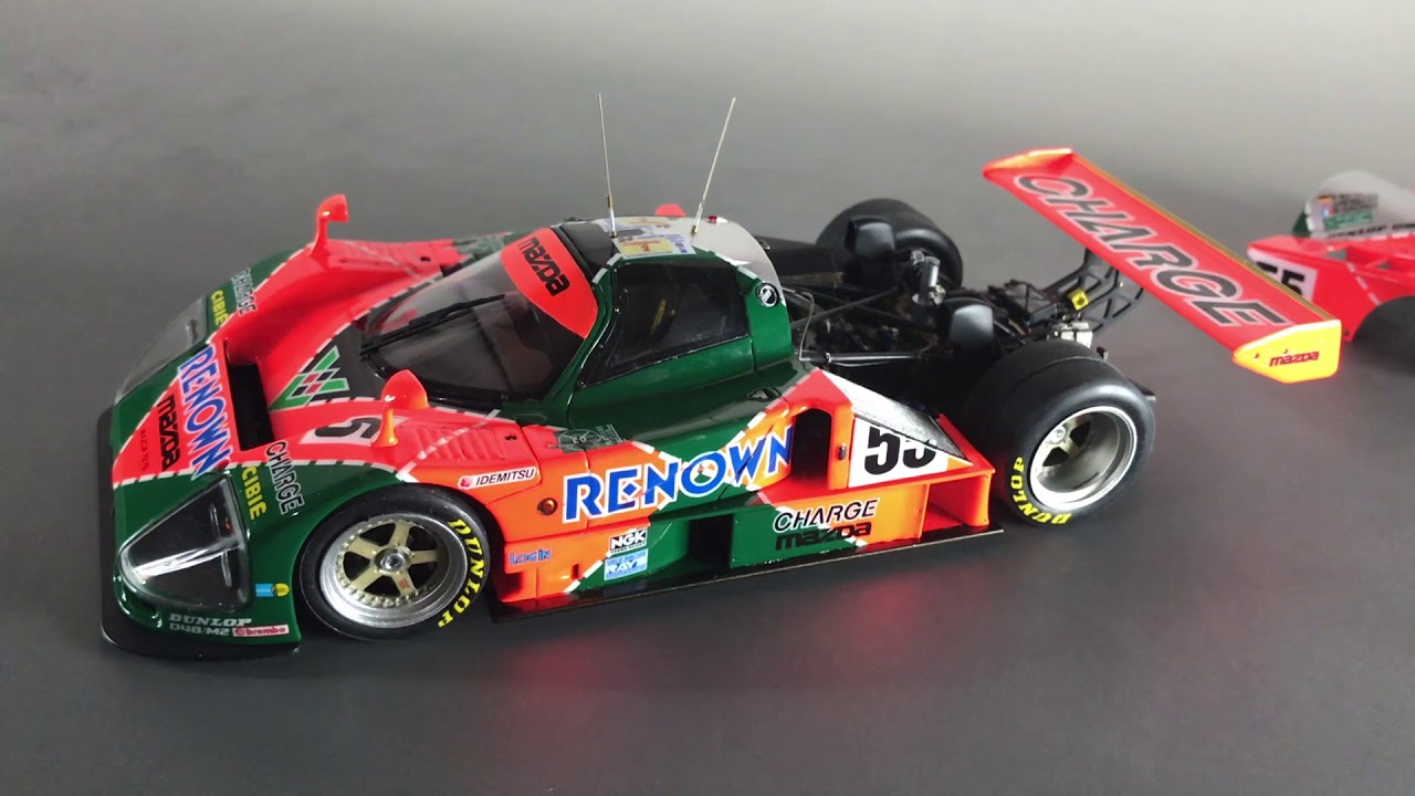 Ken-1 Model Car Works] タミヤ1/24 レナウンチャージ マツダ787B フル