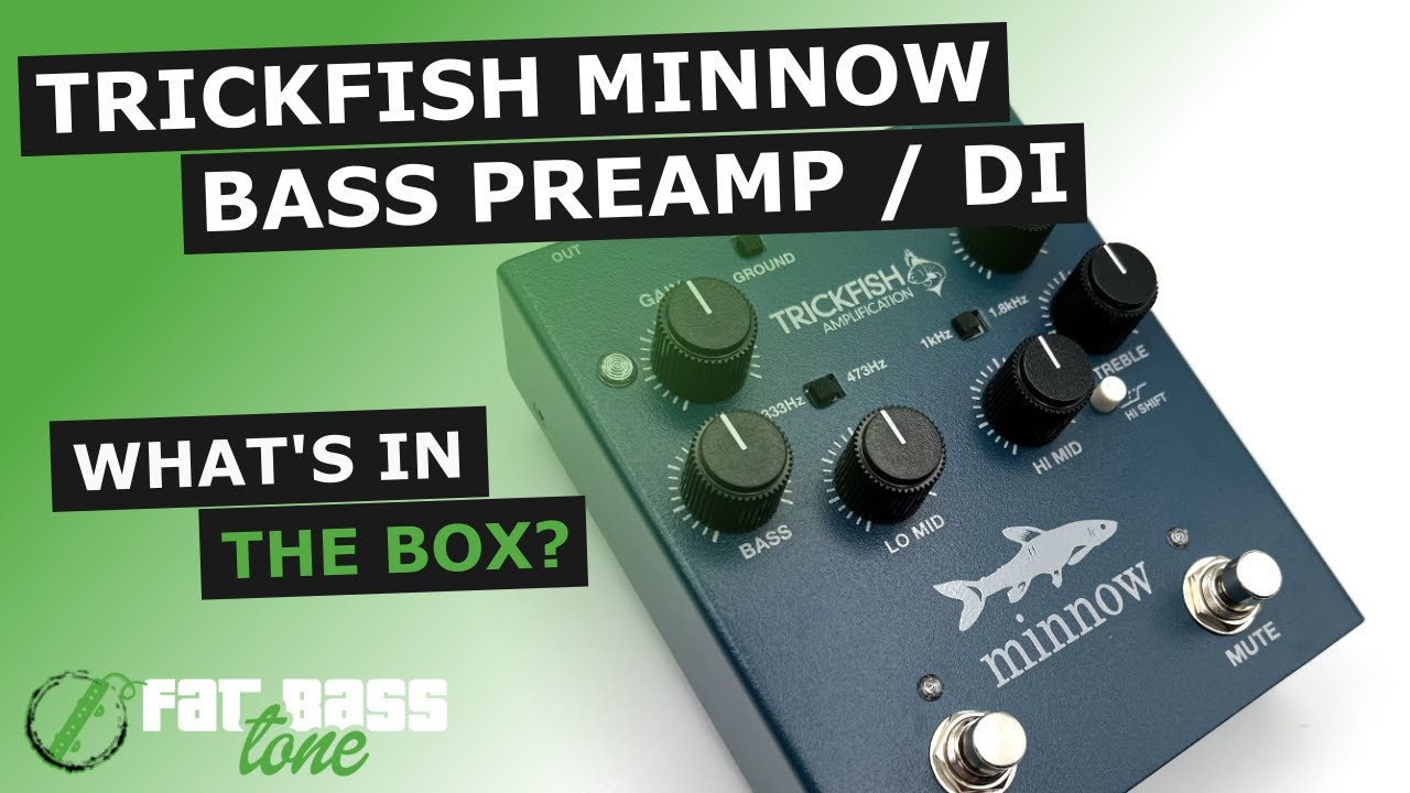 Trickfish Minnow Bass Preamp DI Pedal: What's In The Box (A Close