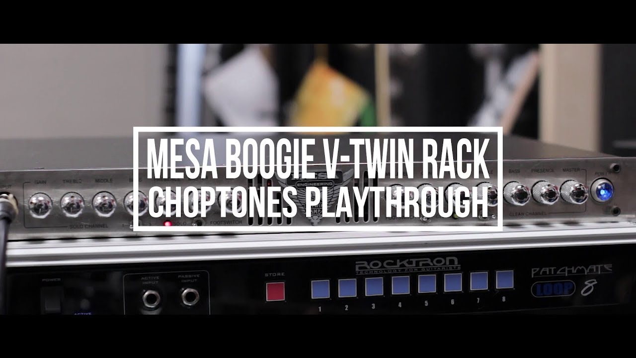 Mesa Boogie V-Twin Rack | Playthrough Demo - YouTube
