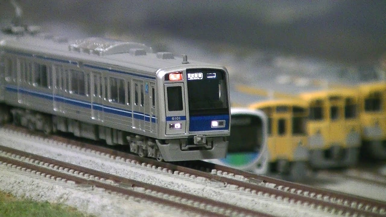 西武6000系 新宿線 6101編成 シングルアームパンタグラフ Greenmax N