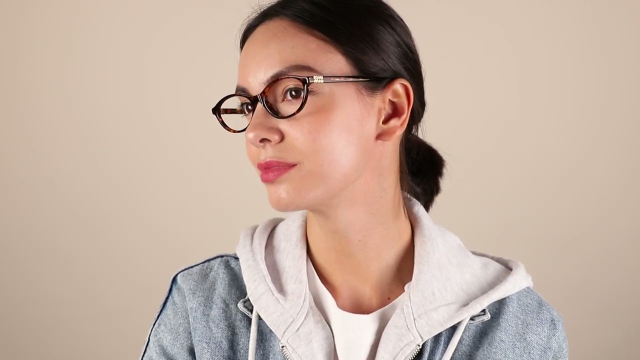 Miu Miu MU09XV VAU1O1 Honey Yellow Tortoise Eyeglasses