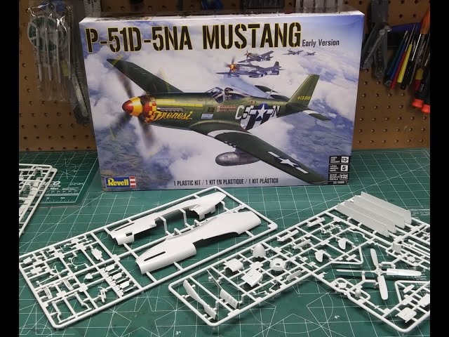 Revell P-51D-5NA Mustang Early Version 1/32 Scale Model Kit Build