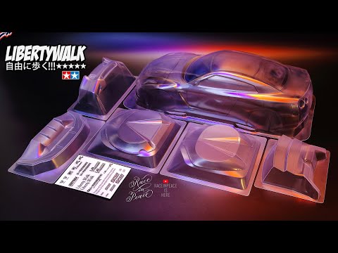 TAMIYA 1/10 SFIDA LB WORKS R35 GT-R BODY KIT (OPB) - YouTube