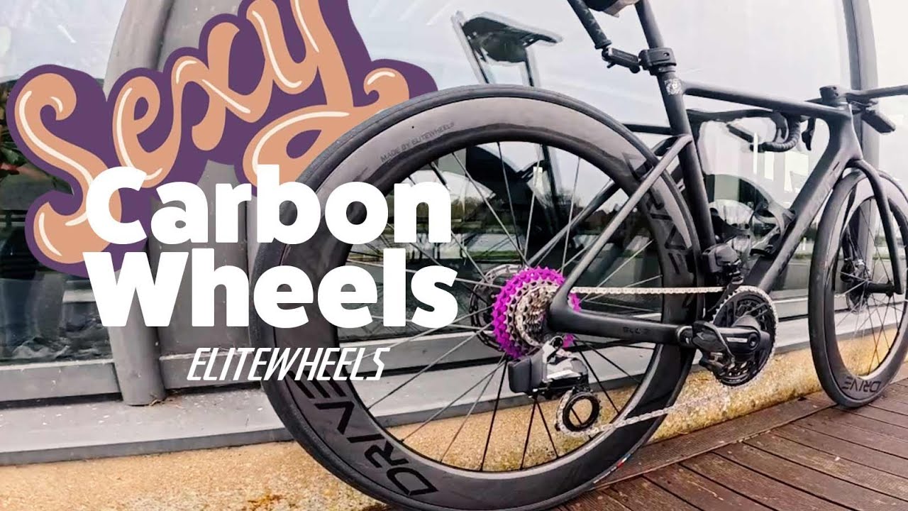 Sexy new carbon wheels | Elite Drive 65 ride review - YouTube