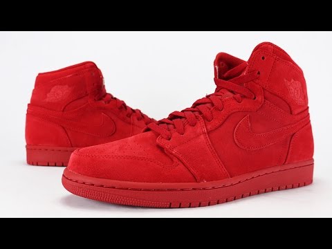 Air Jordan 1 Red Suede Review + On Feet - YouTube