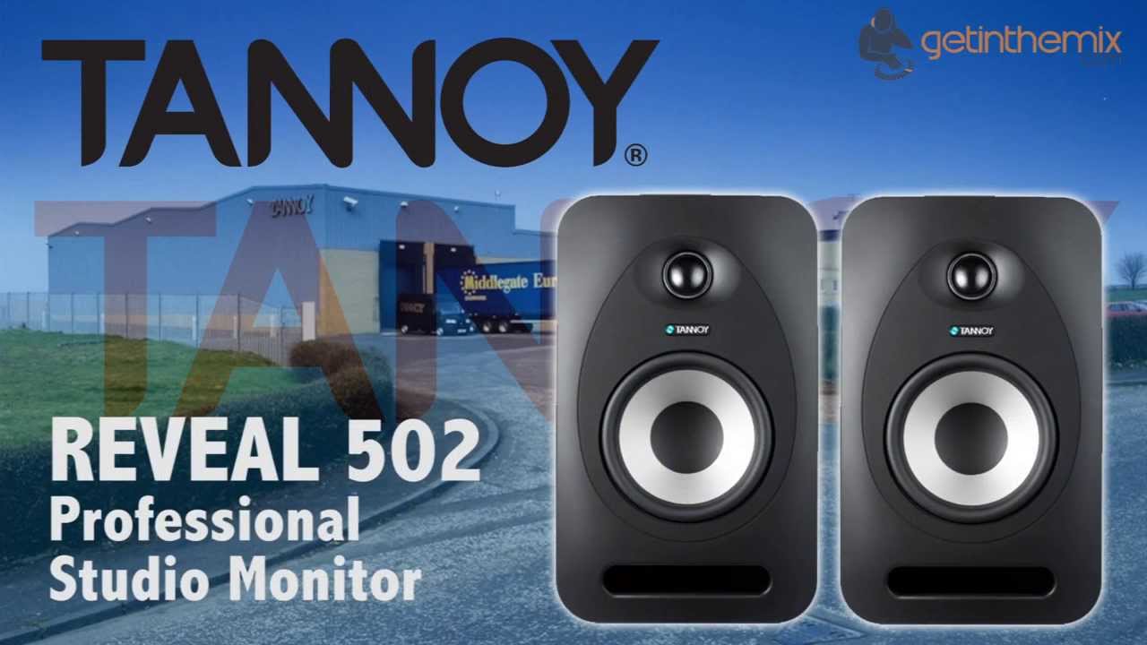 Tannoy Reveal 502 Studio Monitors - YouTube