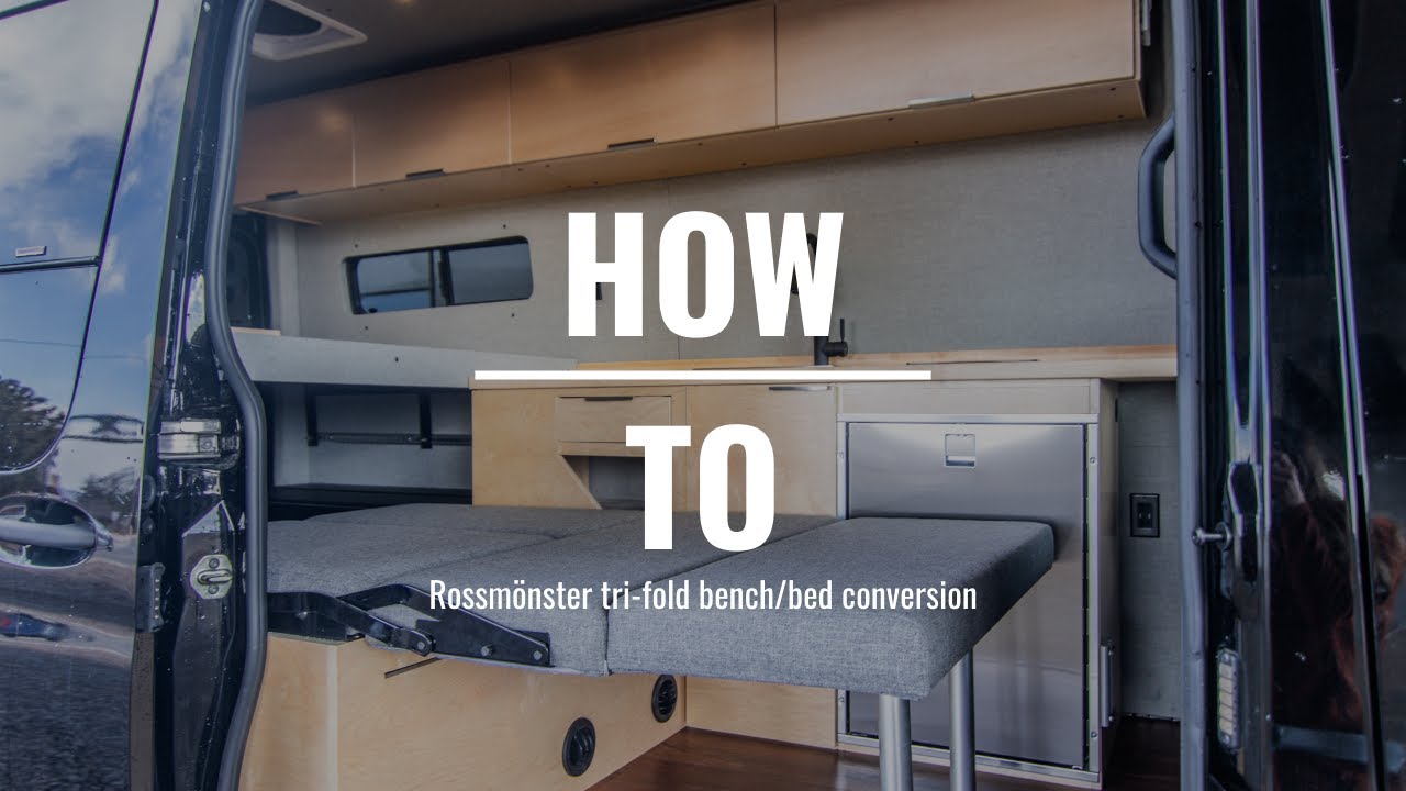 HOW TO build a tri-fold bench/bed conversion for your van