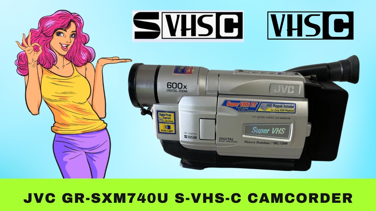 JVC GR SXM740U S-VHS-C-Camcorder: Specs and Features - YouTube