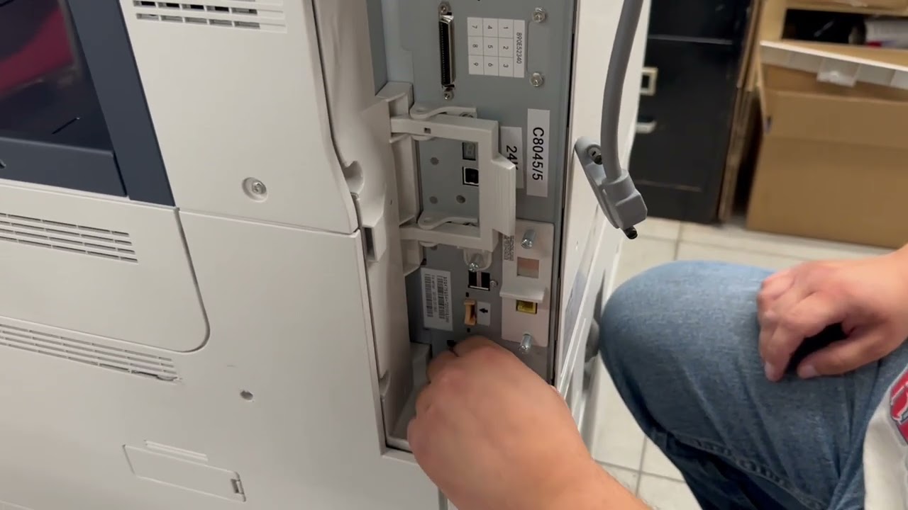 Xerox AltaLink C80xx SD Card Removal and Reinstallation: Step-by