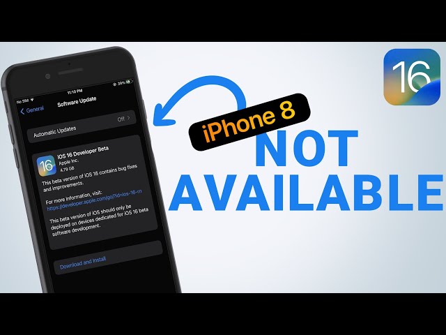 iOS 16 Features NOT Available on iPhone 8 or iPhone 8 Plus - YouTube