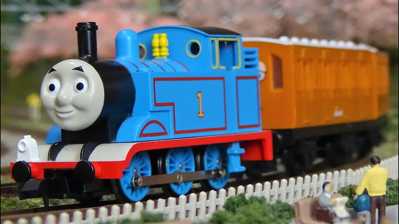Nゲージ TOMIX きかんしゃトーマス車両セット 走行シーン集 - YouTube