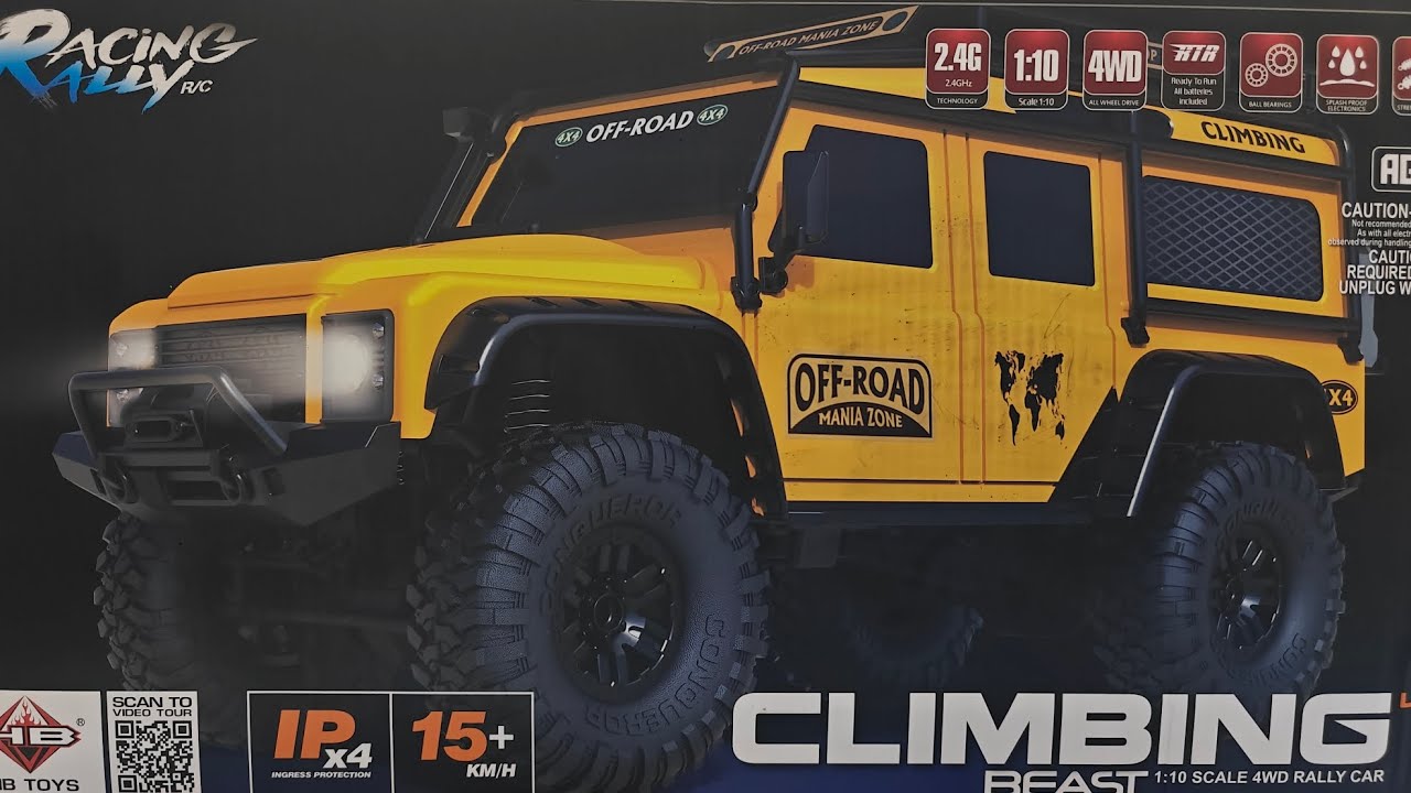 RC Car 1/10 HB Toys ZP1001(TRX4 Clone)RTR Unboxing & Review - YouTube