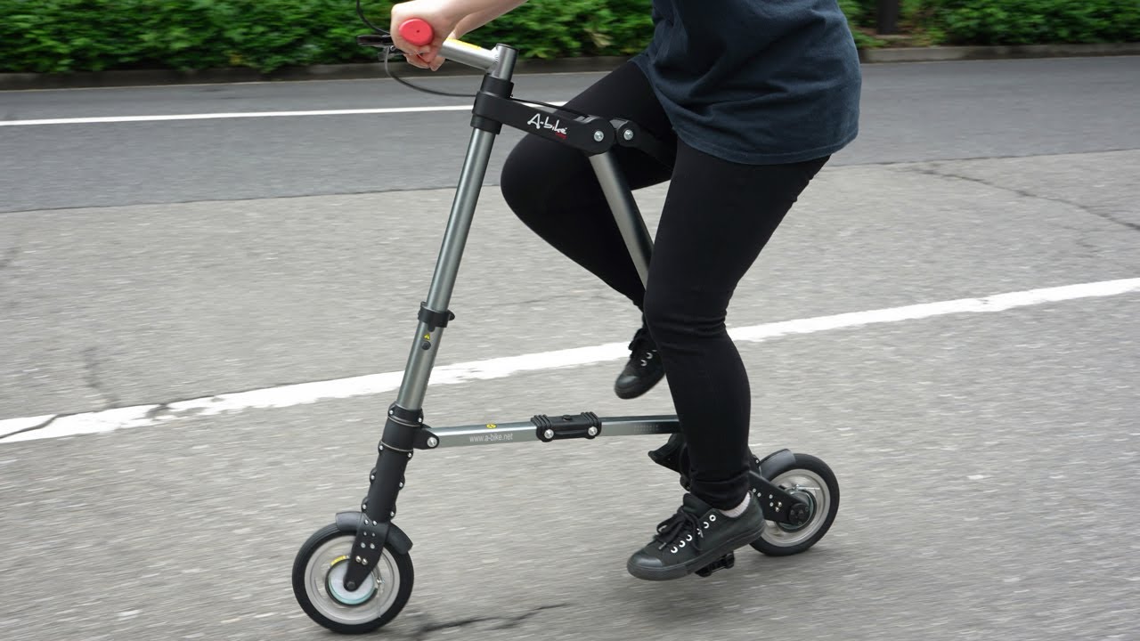 ちょっとした移動も楽々！携帯する自転車『A-bike city』【半歩未来の