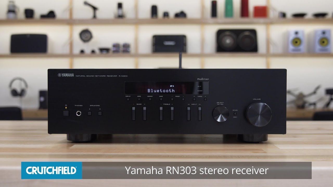 Yamaha R-N303 stereo receiver | Crutchfield video - YouTube