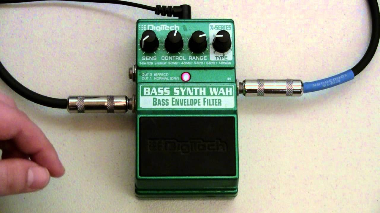エフェクター試奏】DigiTech | Bass Synth Wah Bass Envelope Filter