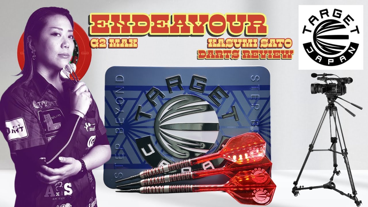 ENDEAVOUR G2 MAX - KASUMI SATO - TARGET JAPAN - DARTS REVIEW - YouTube