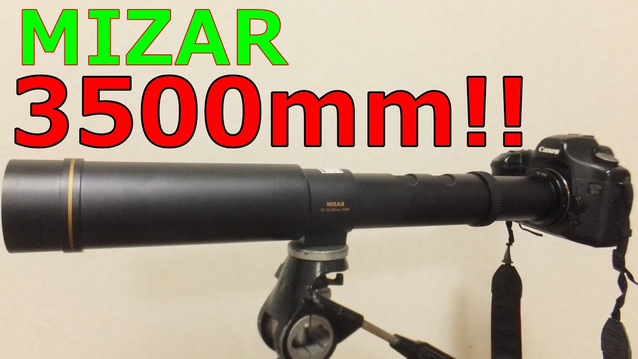 Junk] 1620 yen MIZAR Telescope STZ-60 Operation Test and Sample