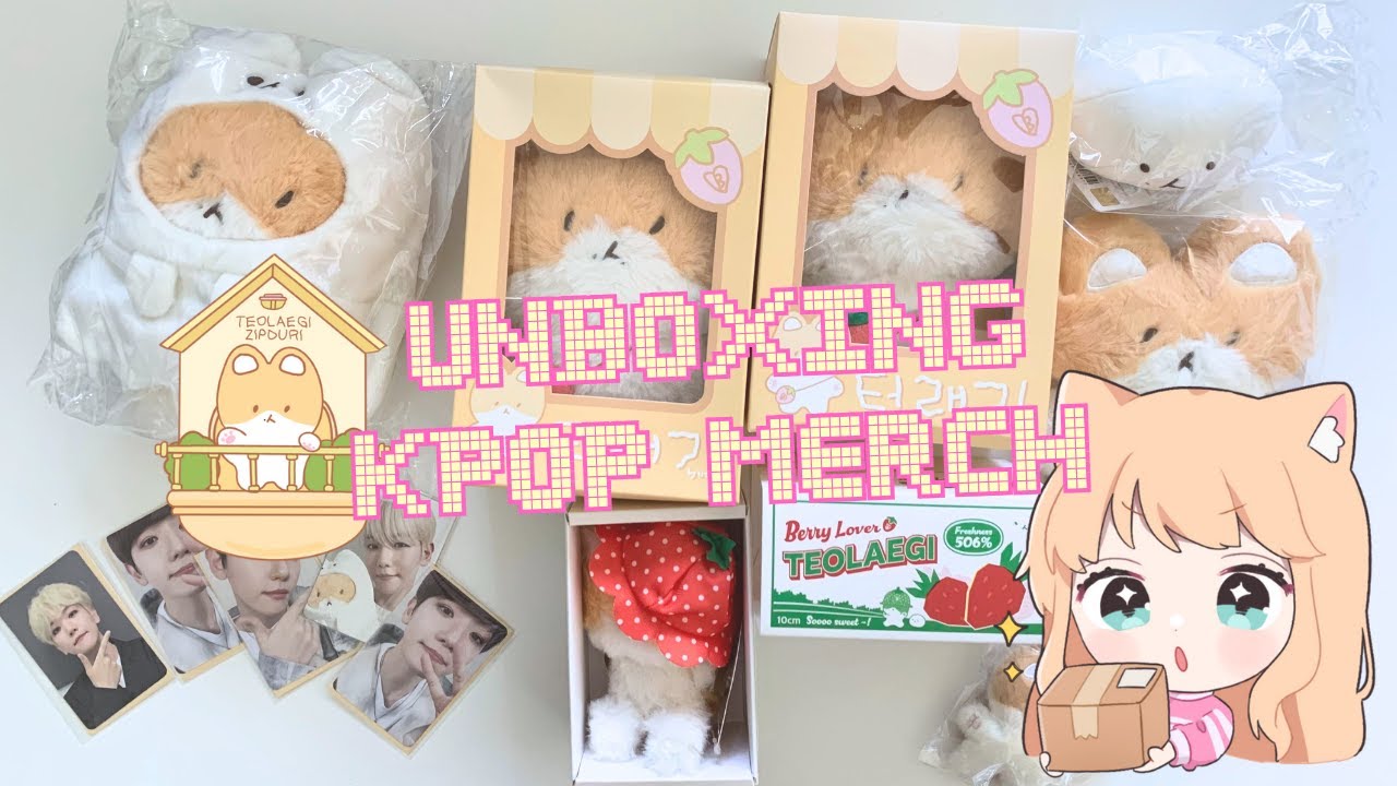 Unboxing: EXO Baekhyun's TEOLAEGI Plushie Merch Haul - YouTube