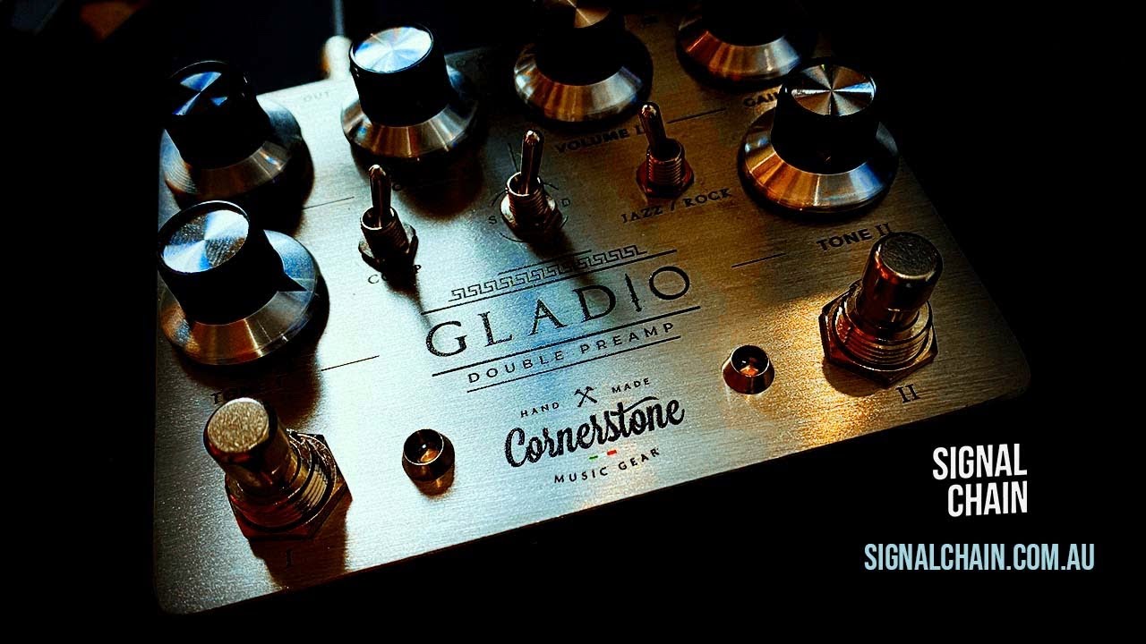 Cornerstone Music Gear: GLADIO Double Preamp. A closer look - YouTube