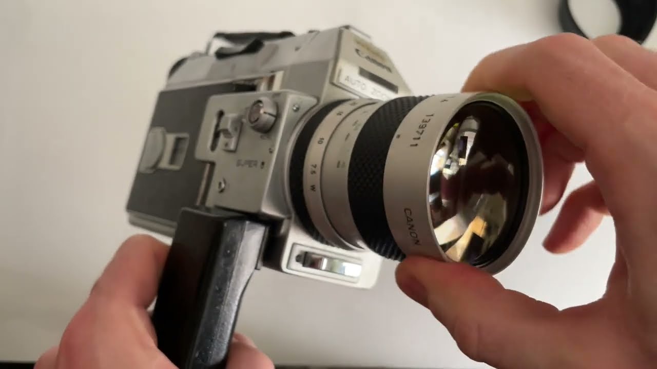 Check Canon Auto Zoom 814 Super 8 Film 8mm Camera for Etsy shop
