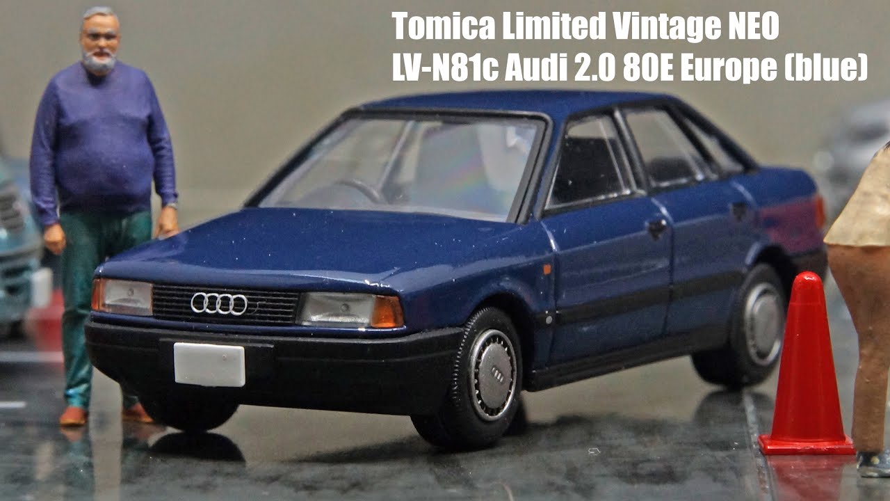 Tomica Limited Vintage NEO LV-N81c Audi 80 2.0E Europe (blue