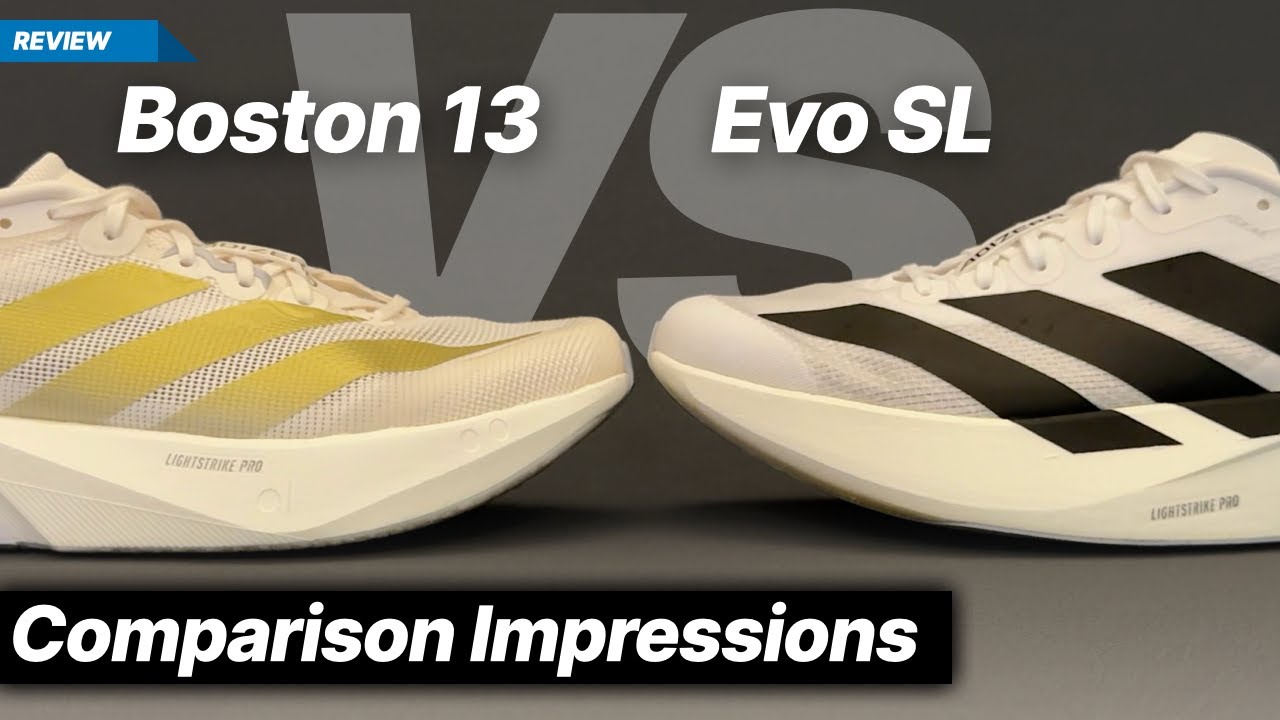 Adidas Boston 13 vs Adidas Evo SL - YouTube