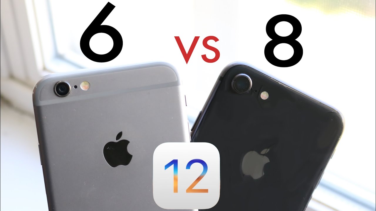 iPHONE 6 Vs iPHONE 8 On iOS 12! (Speed Comparison) (Review) - YouTube