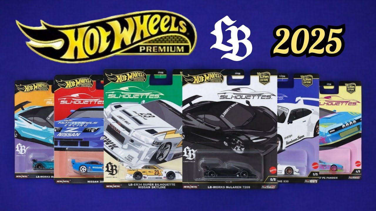 Hot Wheels 2025 Car Culture Silhouette 2 A Set with Chase - YouTube