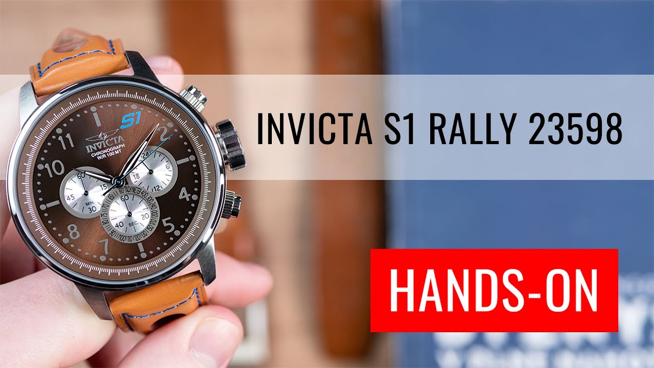HANDS-ON: Invicta S1 Rally Quartz 23598 - YouTube