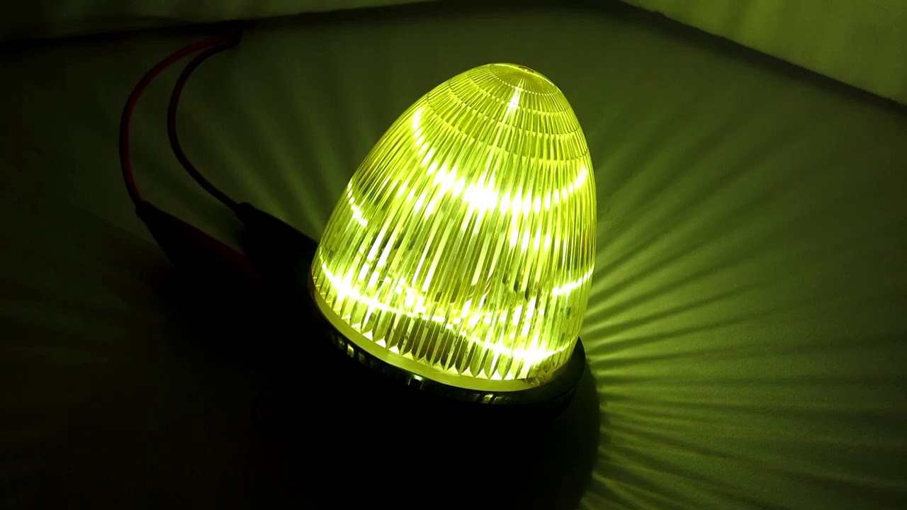 日本フルハーフの純正LEDマーカーランプ旧型 MK-0324 24V 黄と新型 SA