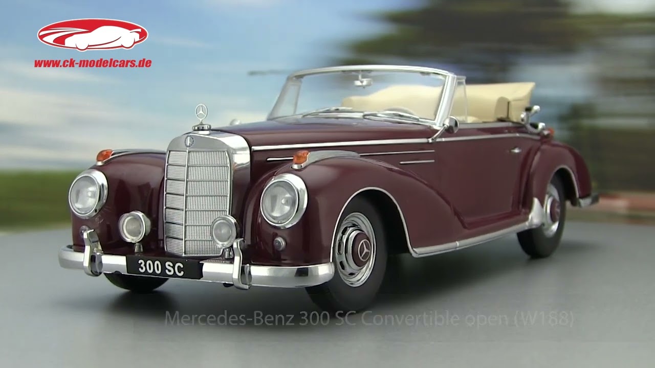 KK-Scale 1:18 Mercedes-Benz 300 SC Convertible open (W188) year