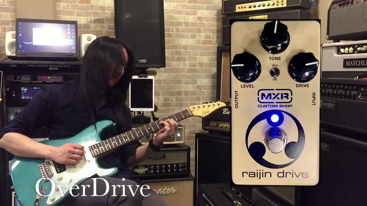 弾いてみた】MXR CSP037 RAIJIN DRIVE【アンプステーション】 - YouTube